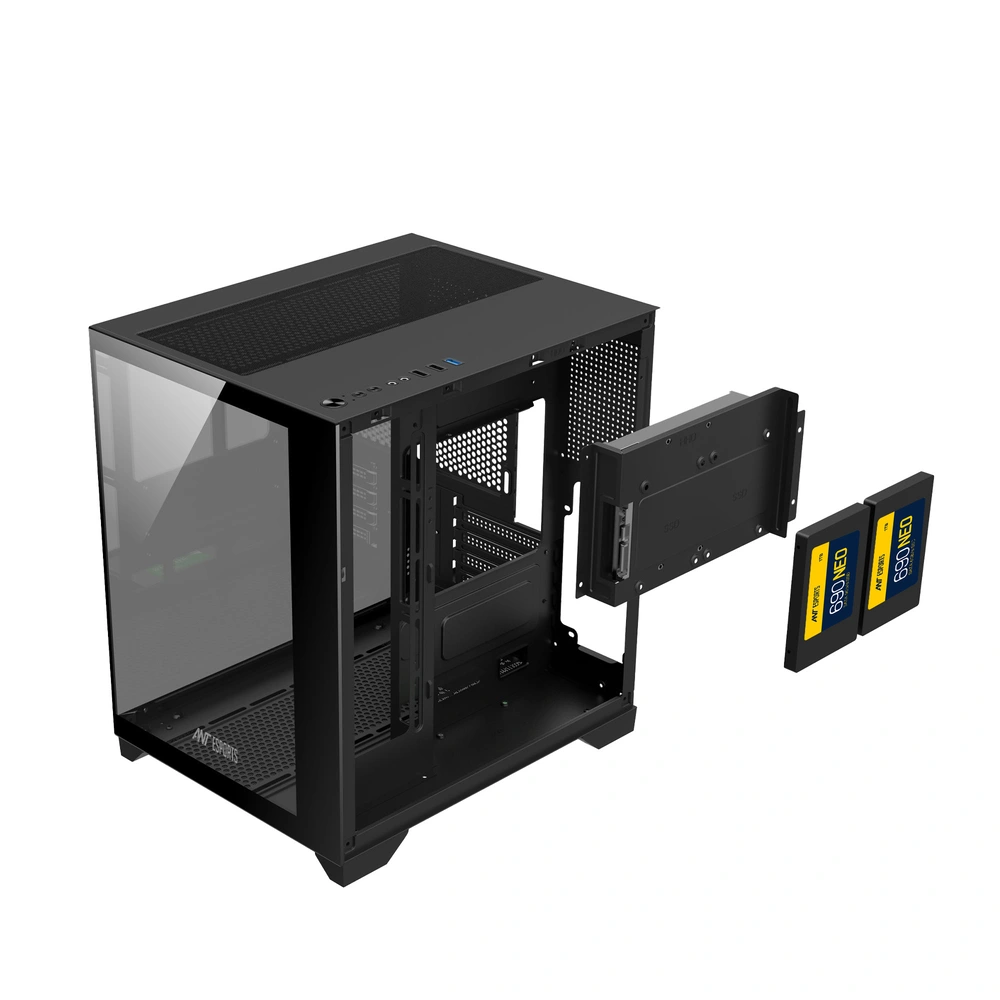 Ant Esports Gaming Cabinet Z2 Black view 2